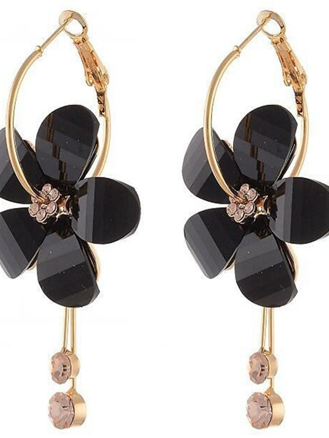 1 Pair Earrings For Women's Daily Festival Acrylic Classic Fashion Petal - LuckyFash™