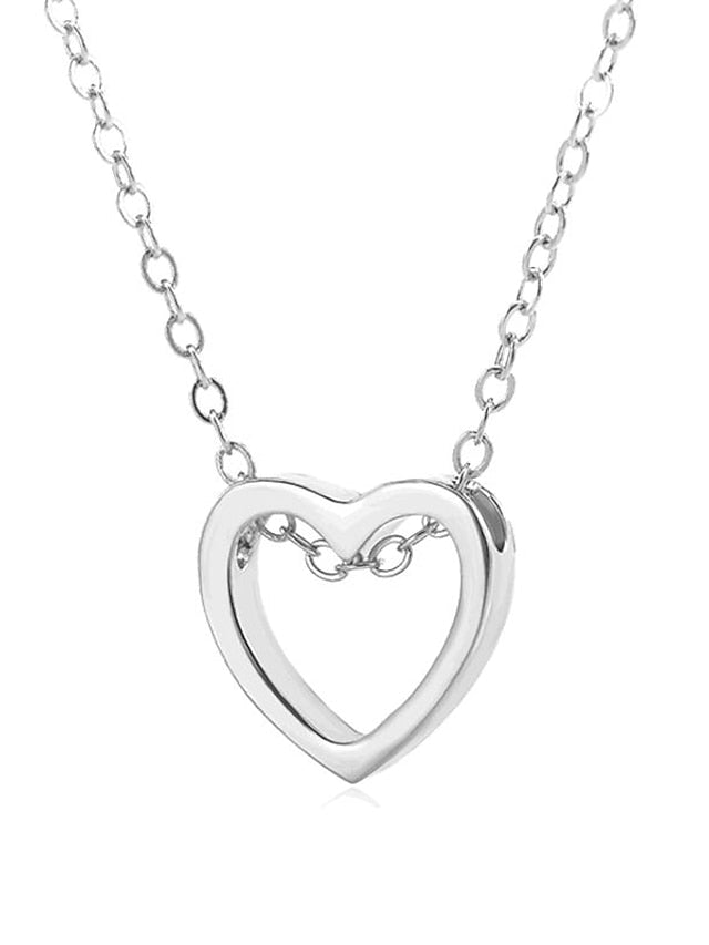 1PC Pendant Necklace For Women's Daily Alloy Classic Heart - LuckyFash™