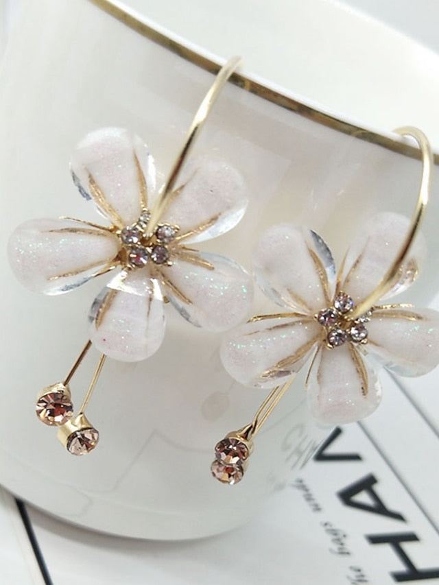 1 Pair Earrings For Women's Daily Festival Acrylic Classic Fashion Petal - LuckyFash™