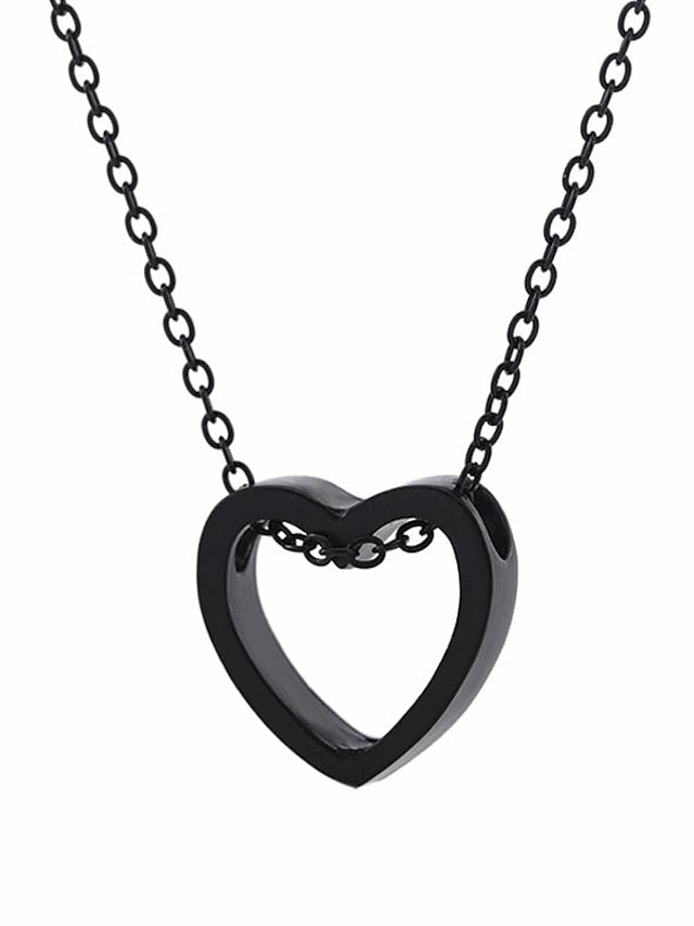 1PC Pendant Necklace For Women's Daily Alloy Classic Heart - LuckyFash™