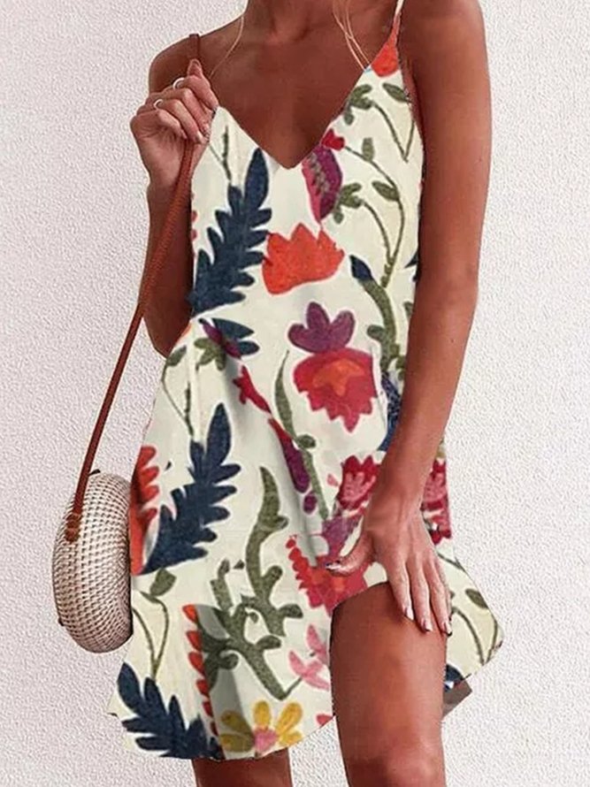 Vintage Boho Holiday Comfortable Casual Sleeveless Dresses - LuckyFash™
