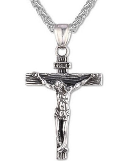 1PC Pendant Necklace For Men's Women's Christmas Daily Alloy Classic Cross - LuckyFash™