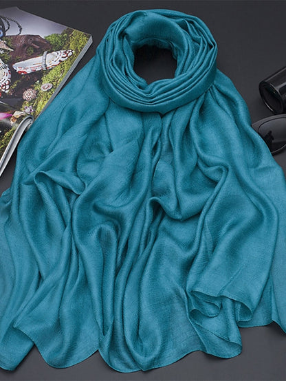 1 PC New Solid Color Scarf Long Style Thin Shawl Spring Summer Scarf Women Beautiful Scarves - LuckyFash™