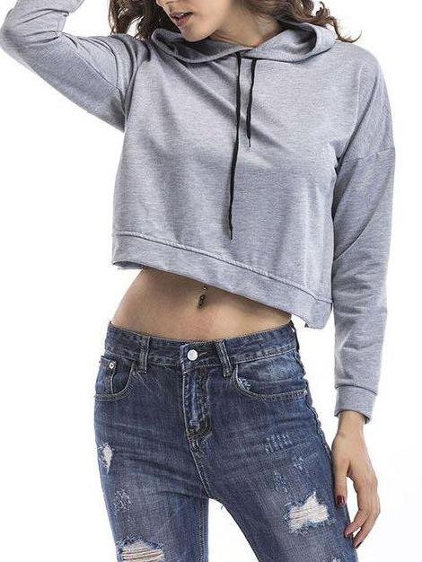 Women Casual Irregular Short Hoodie - LuckyFash™