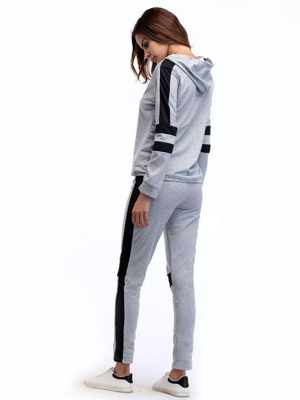 Women Irregular Hooded Sportswear Suit - LuckyFash™