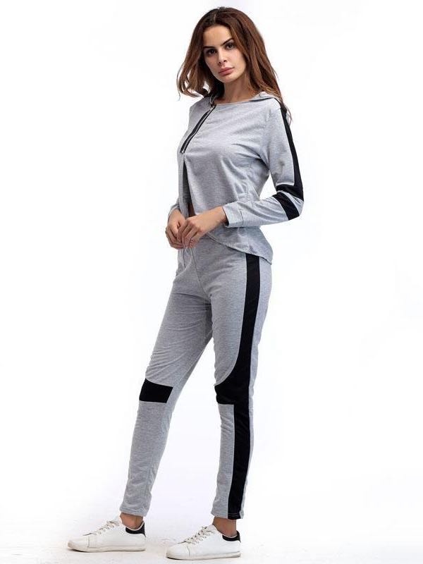 Women Irregular Hooded Sportswear Suit - LuckyFash™