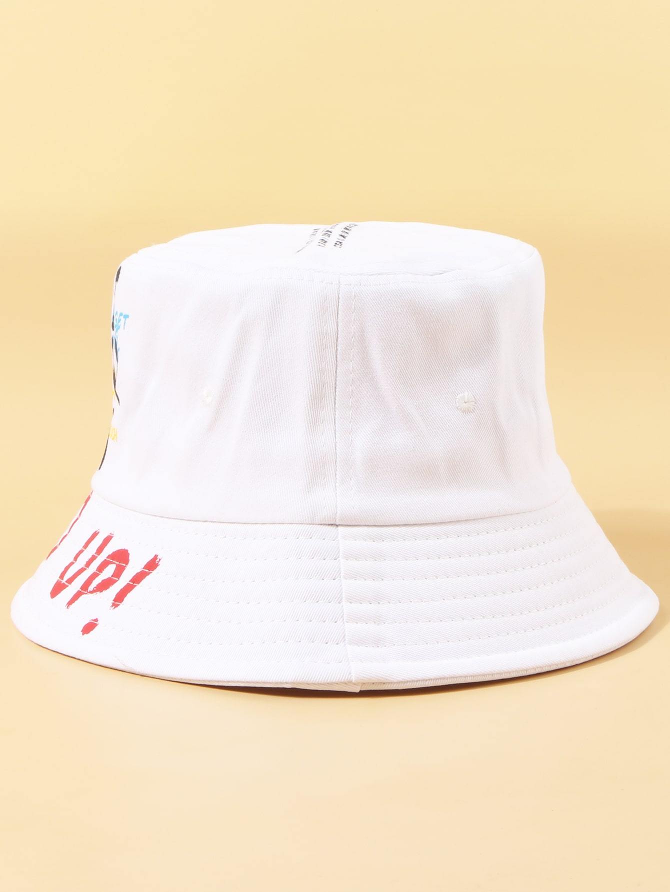 Women Letter Graphic Bucket Hat - LuckyFash™