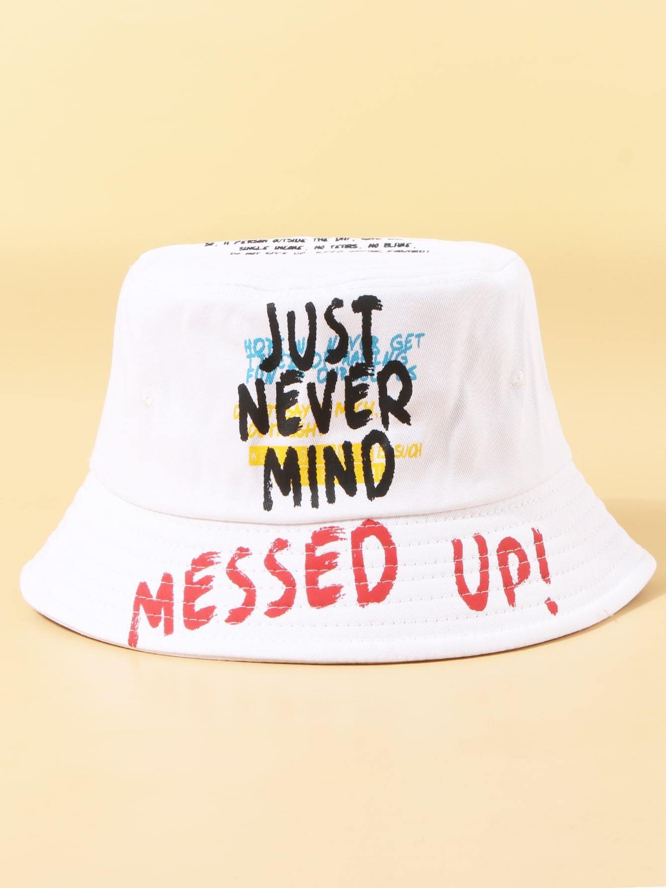 Women Letter Graphic Bucket Hat - LuckyFash™