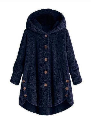 Women Loose Furry Hooded Winter Coat - LuckyFash™