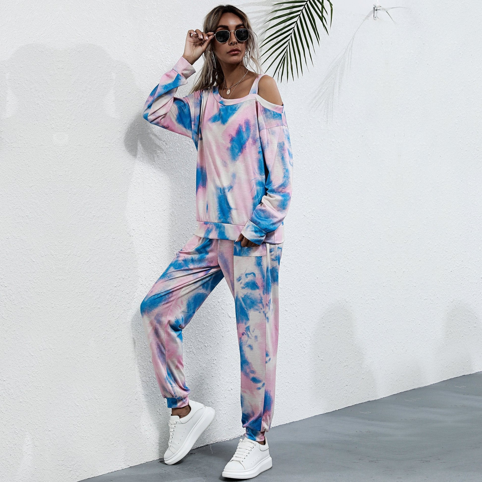 Women Tie-dye Sportswear Suit - LuckyFash™