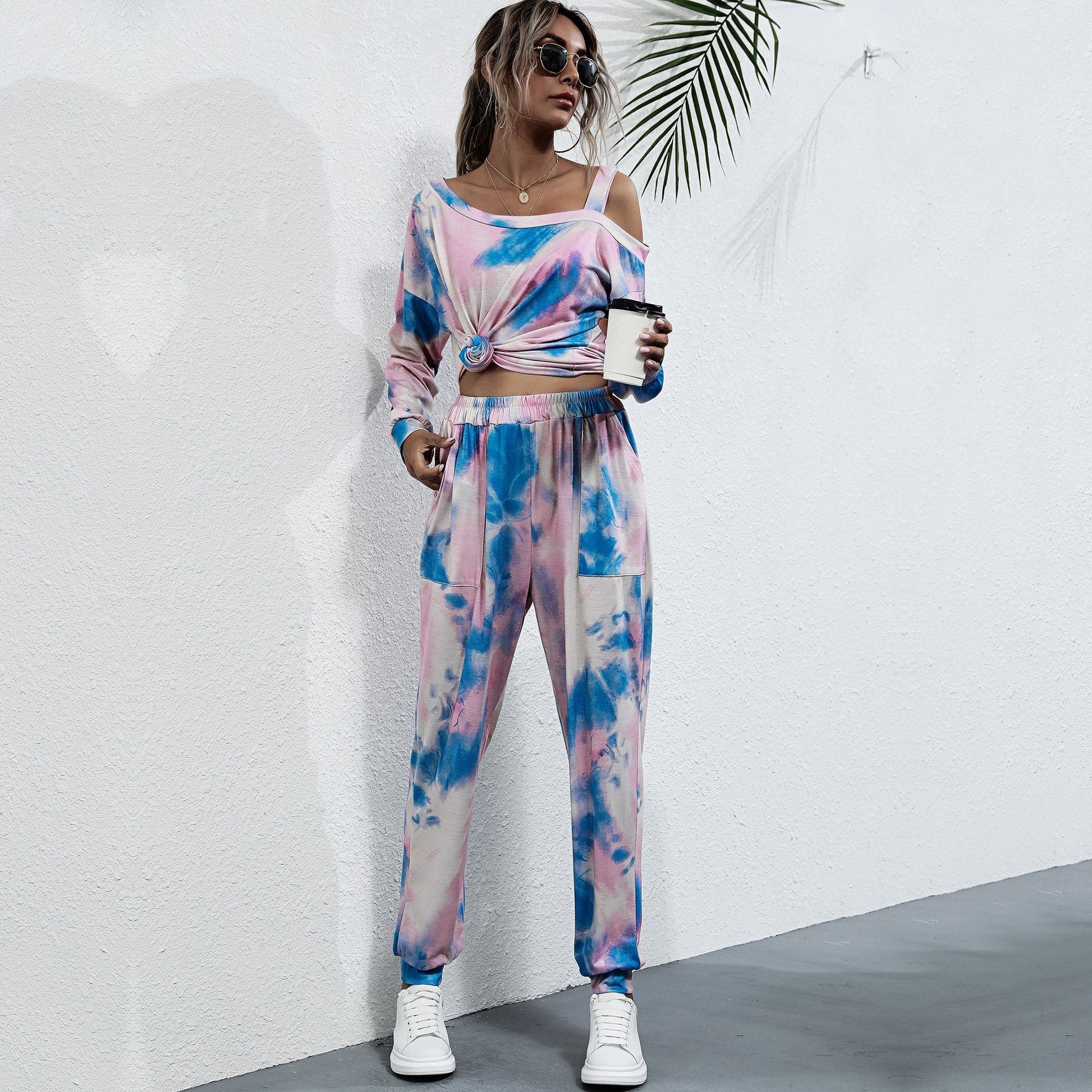 Women Tie-dye Sportswear Suit - LuckyFash™