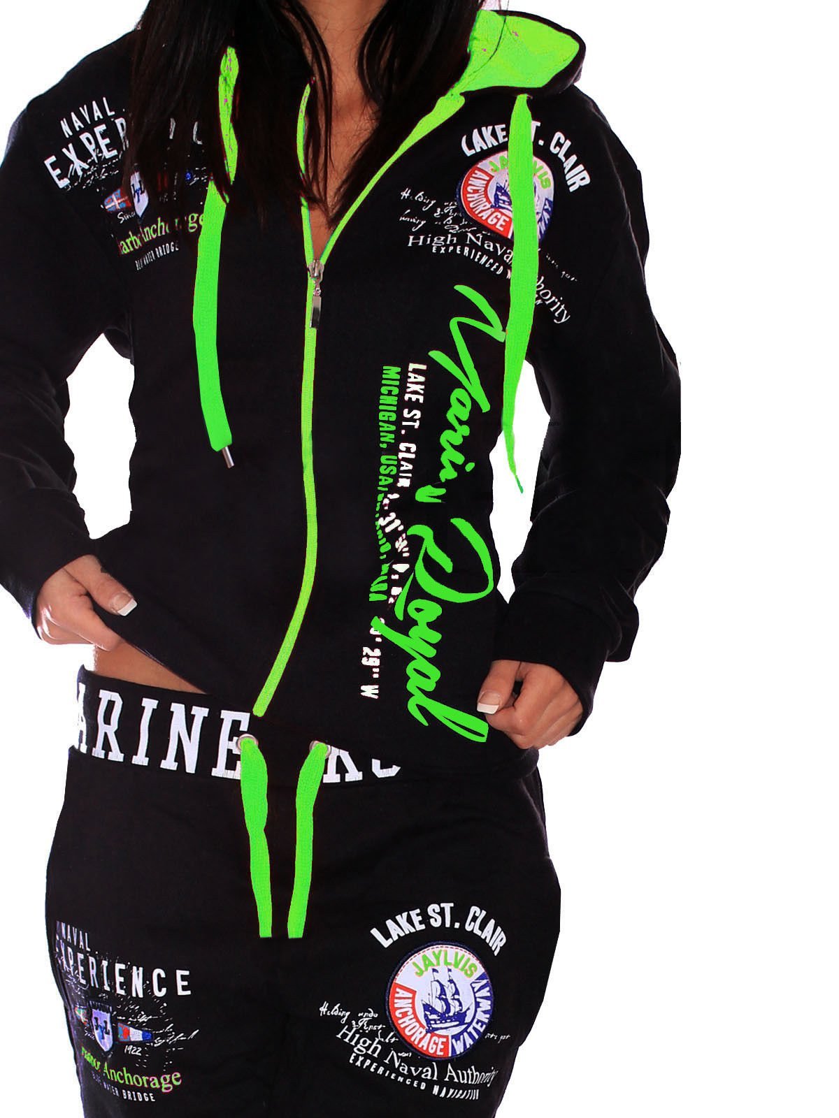 Women's 2 Piece Full Zip Tracksuit Casual - LuckyFash™