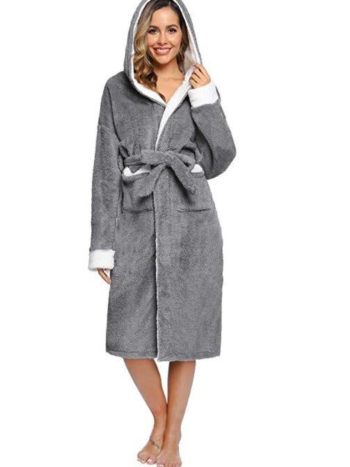 Women's Barefoot Snowflake Robe - LuckyFash™