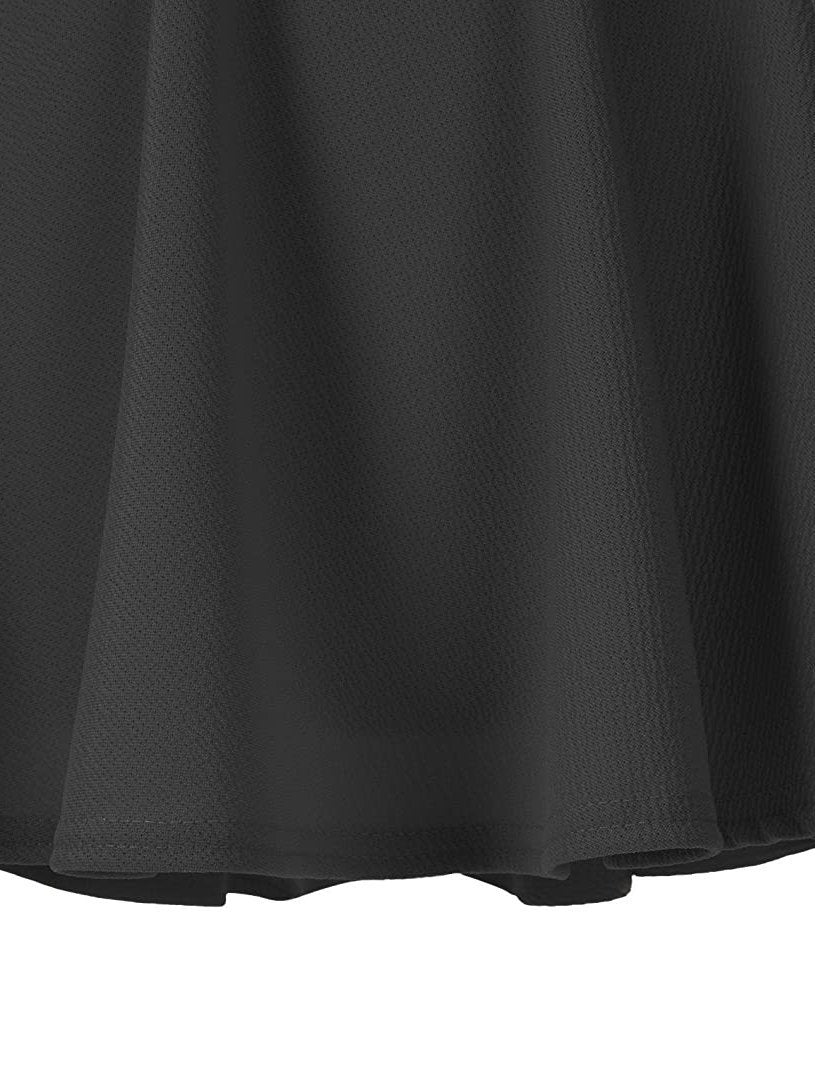 Women's Basic Versatile Stretchy Flared Casual Mini Skater Skirt - LuckyFash™