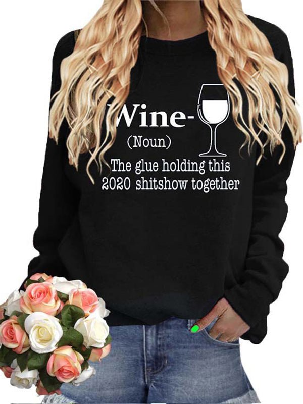 Blouses Commuter Fashion Trend Round Neck Long Sleeve  Blouse - LuckyFash™