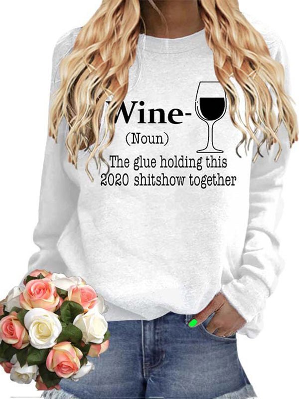 Blouses Commuter Fashion Trend Round Neck Long Sleeve  Blouse - LuckyFash™