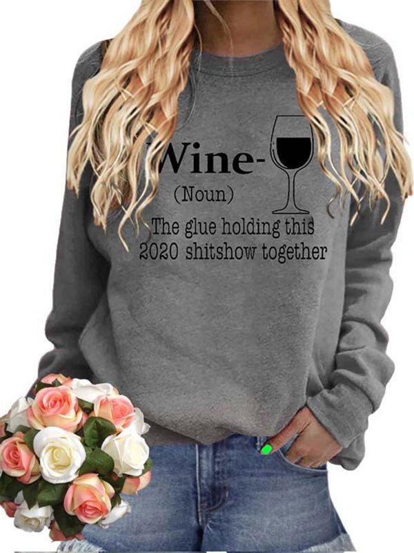 Blouses Commuter Fashion Trend Round Neck Long Sleeve  Blouse - LuckyFash™