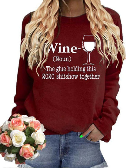 Blouses Commuter Fashion Trend Round Neck Long Sleeve  Blouse - LuckyFash™