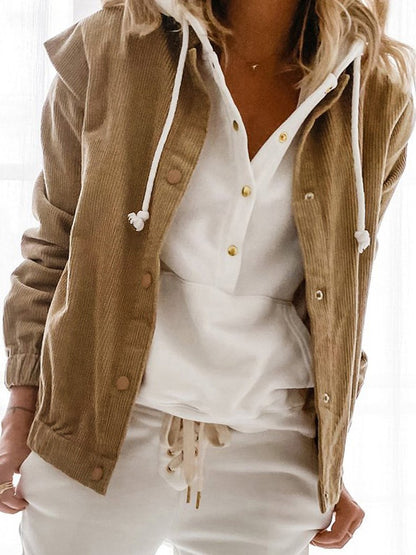Women's Coats Loose Lapel Button Long Sleeve Cardigan Coat - LuckyFash™