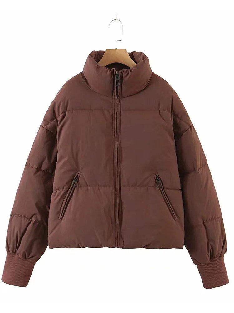 Coats Solid Loose Short Down Jacket - LuckyFash™