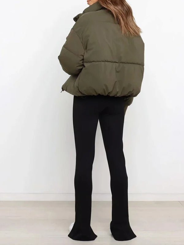 Coats Solid Loose Short Down Jacket - LuckyFash™