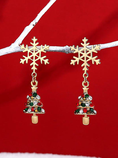 Earrings Christmas Series Asymmetric Earrings - LuckyFash™