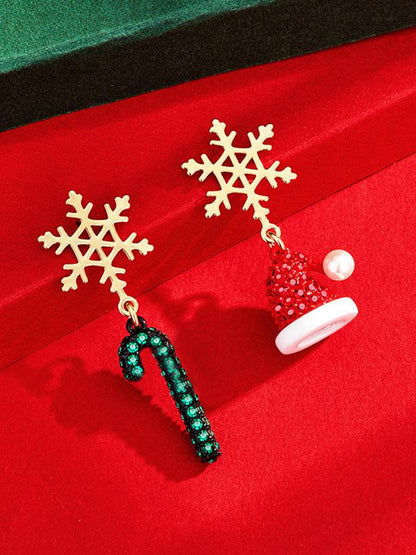 Earrings Christmas Series Asymmetric Earrings - LuckyFash™