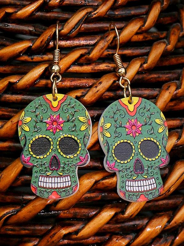 Earrings Halloween Hip Hop Skull Fear Earrings - LuckyFash™