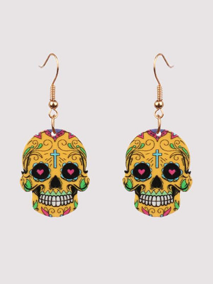 Earrings Halloween Hip Hop Skull Fear Earrings - LuckyFash™