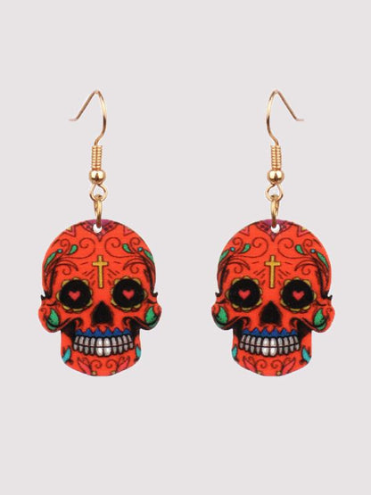 Earrings Halloween Hip Hop Skull Fear Earrings - LuckyFash™