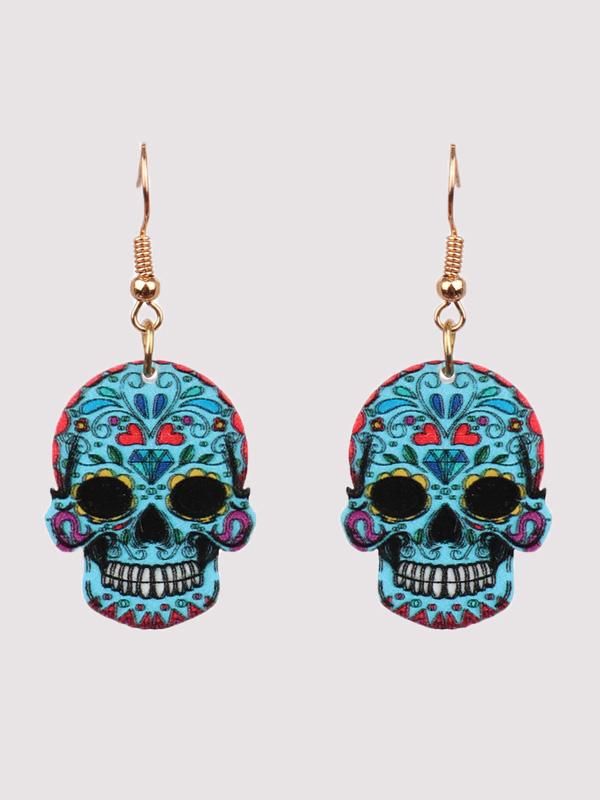 Earrings Halloween Hip Hop Skull Fear Earrings - LuckyFash™
