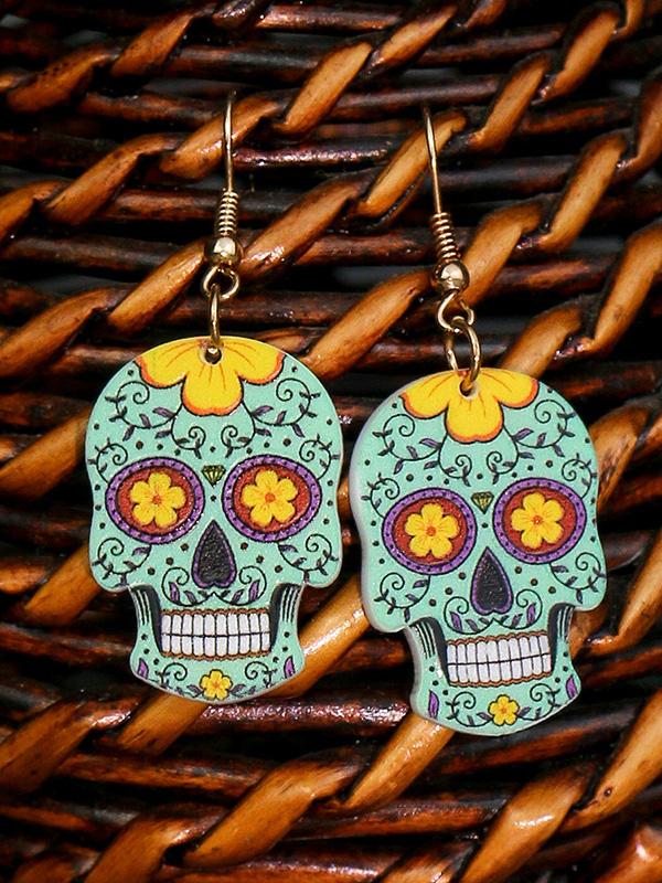 Earrings Halloween Hip Hop Skull Fear Earrings - LuckyFash™