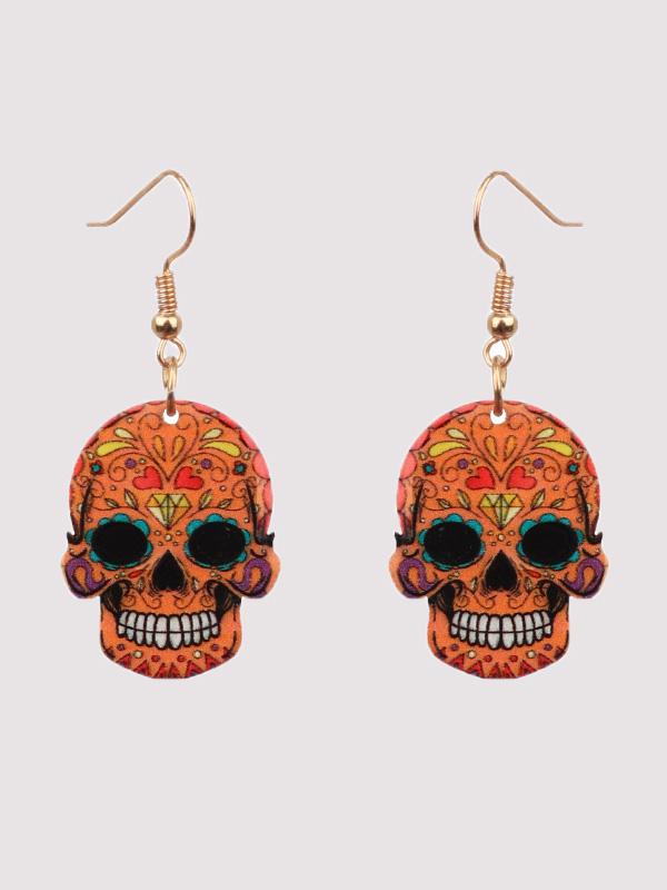 Earrings Halloween Hip Hop Skull Fear Earrings - LuckyFash™