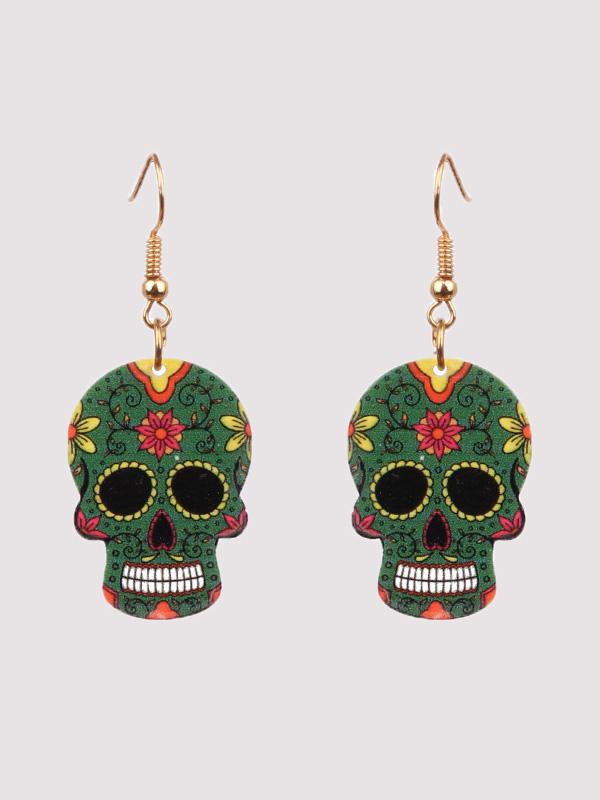 Earrings Halloween Hip Hop Skull Fear Earrings - LuckyFash™