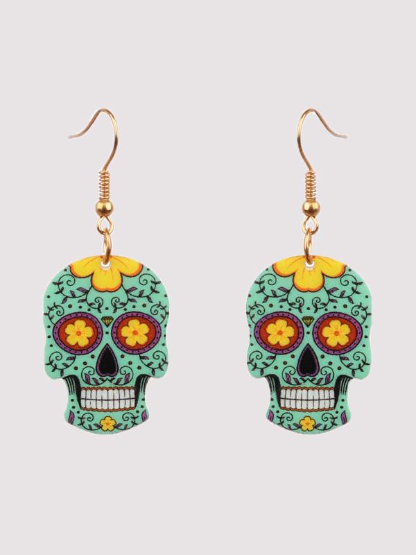 Earrings Halloween Hip Hop Skull Fear Earrings - LuckyFash™