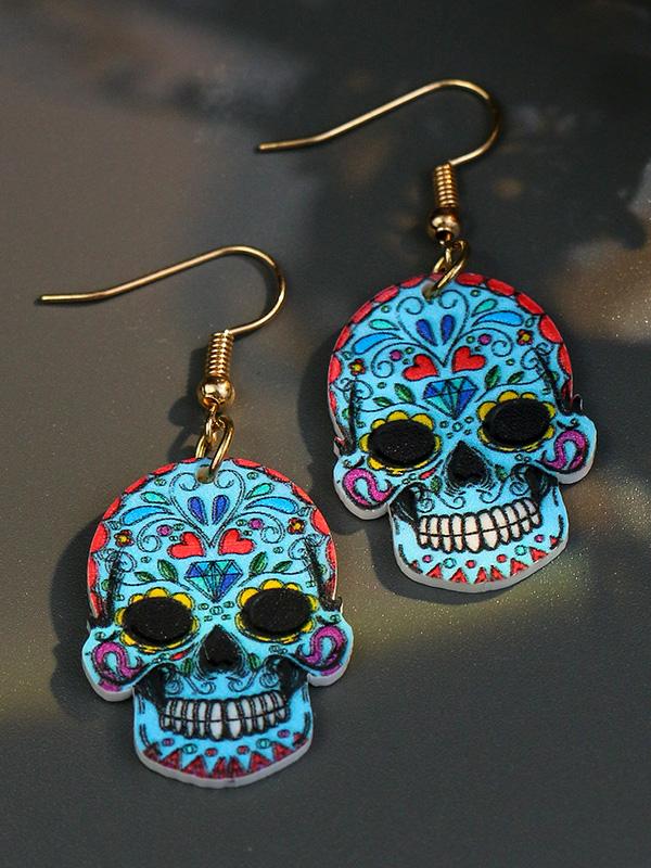 Earrings Halloween Hip Hop Skull Fear Earrings - LuckyFash™