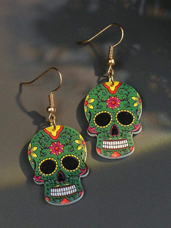 Earrings Halloween Hip Hop Skull Fear Earrings - LuckyFash™