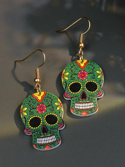 Earrings Halloween Hip Hop Skull Fear Earrings - LuckyFash™