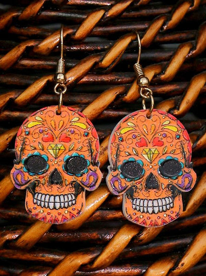 Earrings Halloween Hip Hop Skull Fear Earrings - LuckyFash™