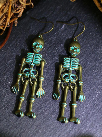 Earrings Halloween Skull Exaggerated Nightclub Punk Style Earrings - LuckyFash™