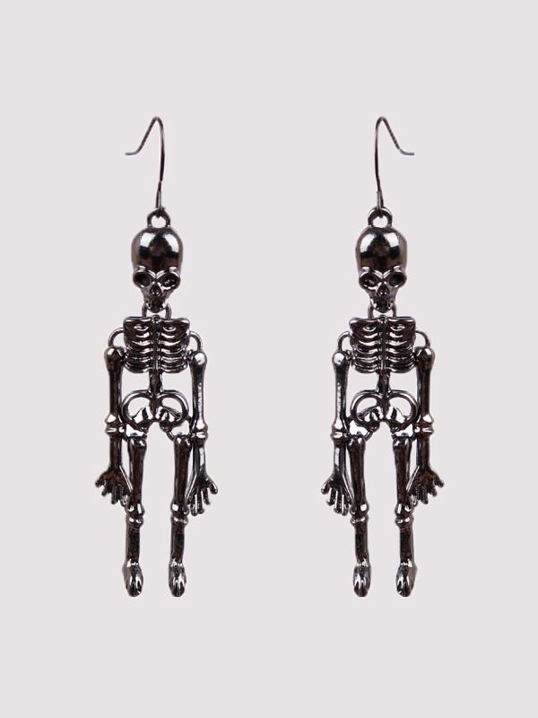 Earrings Halloween Skull Exaggerated Nightclub Punk Style Earrings - LuckyFash™
