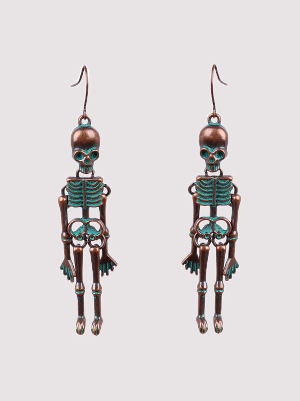 Earrings Halloween Skull Exaggerated Nightclub Punk Style Earrings - LuckyFash™