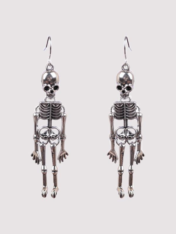 Earrings Halloween Skull Exaggerated Nightclub Punk Style Earrings - LuckyFash™