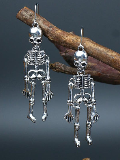 Earrings Halloween Skull Exaggerated Nightclub Punk Style Earrings - LuckyFash™