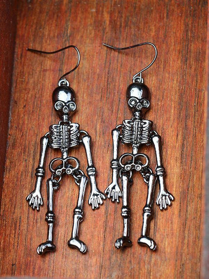 Earrings Halloween Skull Exaggerated Nightclub Punk Style Earrings - LuckyFash™