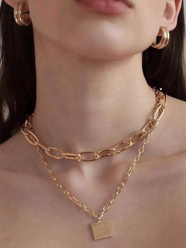 Women's Gold Plated Necklace - LuckyFash™