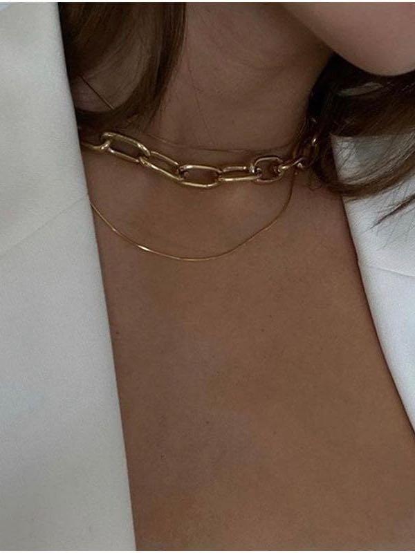 Women's Gold Plated Necklace - LuckyFash™