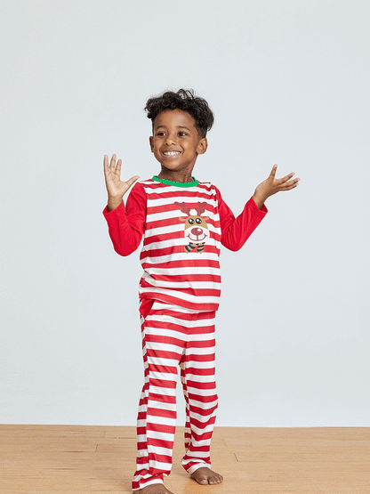 Women's Pajamas Christmas Home Service Printed Long Sleeve Casual Parent-Child Suit - LuckyFash™