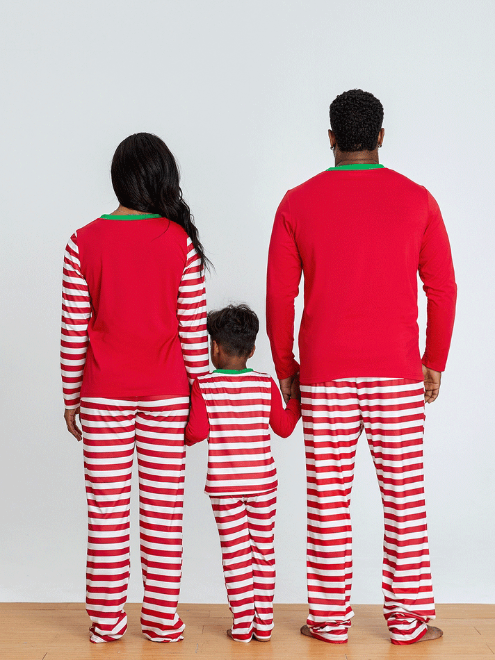 Women's Pajamas Christmas Home Service Printed Long Sleeve Casual Parent-Child Suit - LuckyFash™