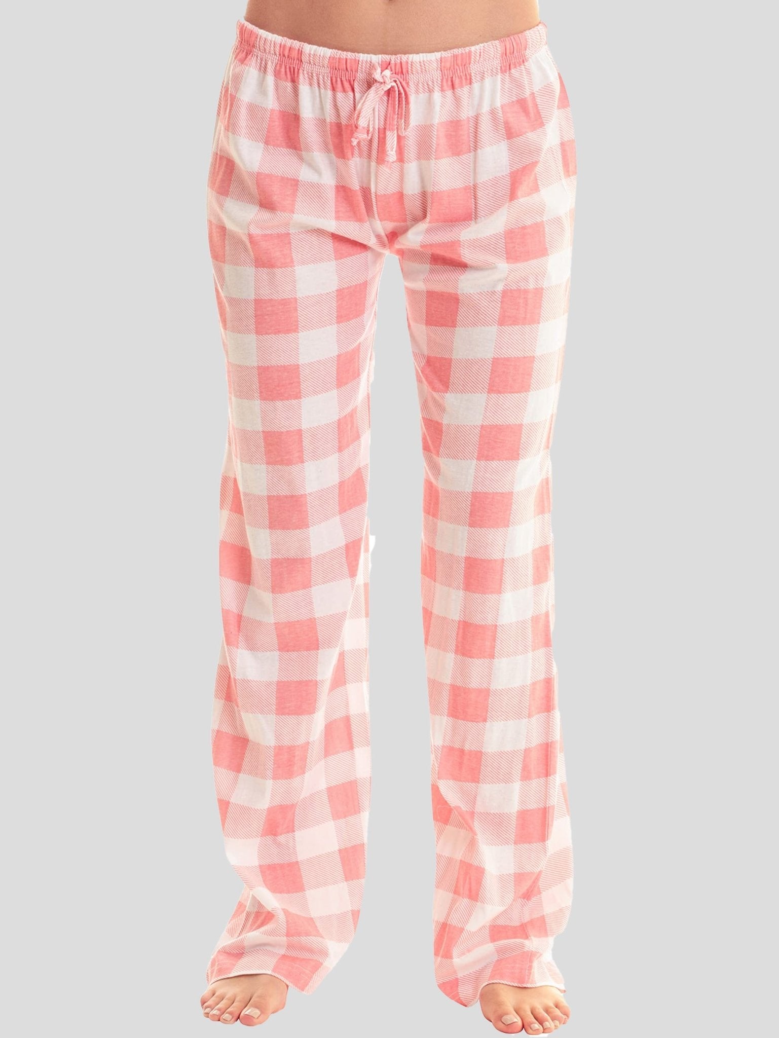 Women's Pants Classic Plaid Elastic Casual Pants - LuckyFash™